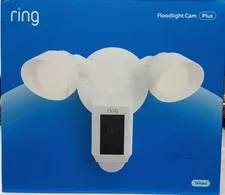 Ring Floodlight Cam Wired Plus (White) 1080p Outdoor Motion Camera
