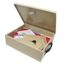 FireRetardant Security Box with Keyed Lock