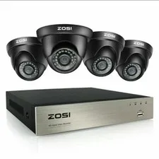 ZOSI H.265 8CH 5MP Lite DVR Outdoor 1080P CCTV Security Camera System IR Vision