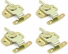 4 Pcs Metal Table Locks, Dining Table Buckles Connectors, Great for Tabl-Gold