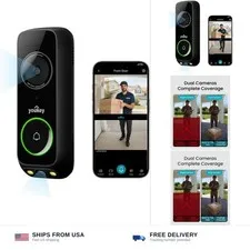youkey 2K Doorbell Camera Wireless No Subscription with Head-to-Toe Video | D...