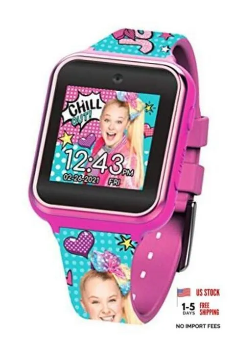 JoJo Siwa Kids Smartwatch with 10 Watch Faces, Selfie Camera, Voice and Video