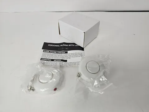 personal alarm keychain with led light 2 pack 130db