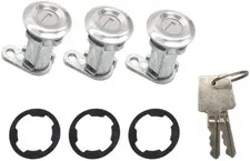 8122874K3 Door Lock Cylinder with Keys for Jeep Wrangler YJ