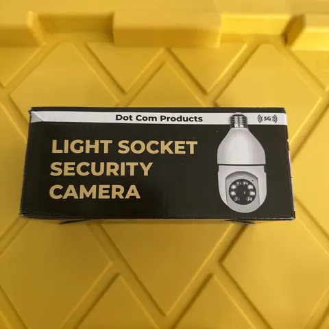 Dot Com Products Light Socket Security Camera New