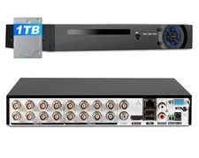 16 Channel Security Recorder DVR for 5MP Hybrid AHD/TVI/CVI/CVBS/IP Analog Cam