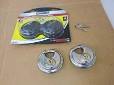 BRINKS Lock with keys PRO MAX SECURITY LOCK 663-70201 lot of 2 stainley steel