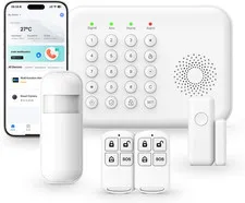 Home Security System - Alarm 5-Piece Kit Compatible with Alexa,Tuey and Smart Li