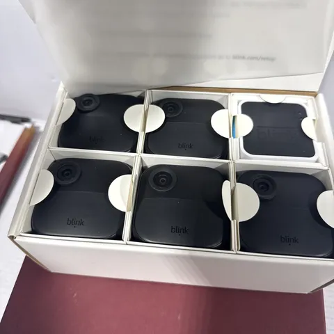Blink Outdoor 4, 5-Pack Security Camera System Battery Powered 1080p HD. NEW OB