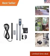 FM231 Wireless Driveway Alarm - 400 ft Vehicle Detection & Easy Installation