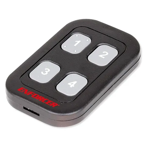 SK-919TP4H-NQ Enforcer Handheld Slimline RF Transmitters, 4 Buttons, 15 Channels