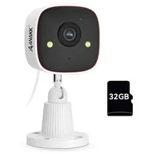 Anakk 3MP 2K WiFi Indoor/Outdoor Security Camera with SD Card, Night Vision,...