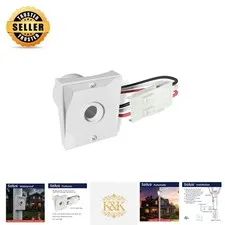 Listed Outdoor Dusk-to-Dawn Sensor for Lamp Posts - Safe & Reliable Lighting