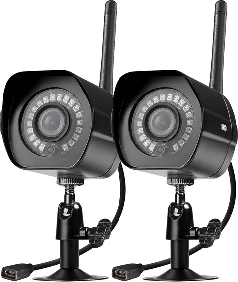 SHO Outdoor Plug-In Smart Security Wifi Camera, 1080P HD Video, IP66 Weatherproo
