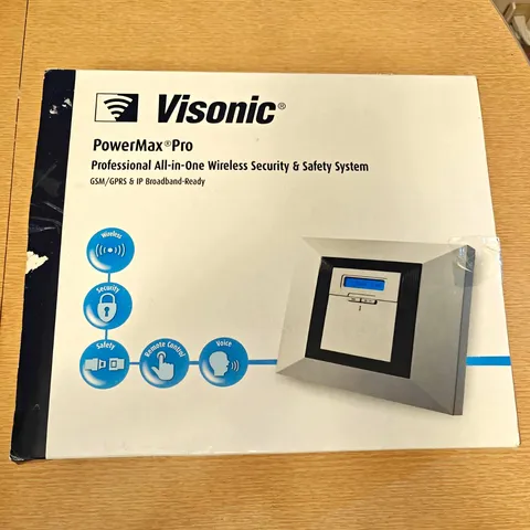 Visonic PowerMax Pro Wireless Security System Silver 90-203952 OPEN BOX unused