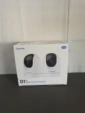 Cinnado D1 2K Indoor Security Camera - 2 Pack | Pan/Tilt, Night Vision, AUDIO
