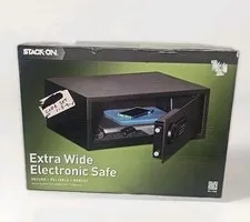 Stack-On Extra Wide Electronic Safe Combination Lock 20" X 14" X 8" Fireproof 