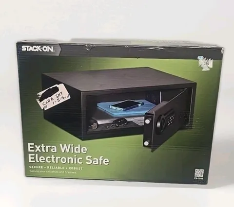Stack-On Extra Wide Electronic Safe Combination Lock 20" X 14" X 8" Fireproof 