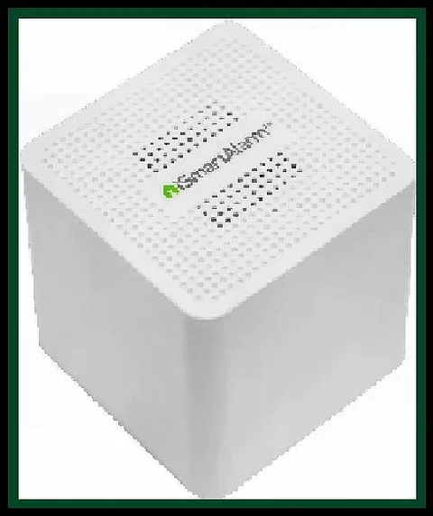 New iSmartAlarm Satellite Siren AS3 110db Adjustable Volume Alexa Compatible