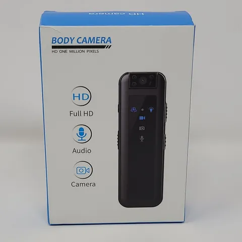 1080P Mini Body Camera with Audio Clip-on Video Recorder Wide Angle Video Cam