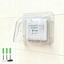 Access Control Keypad Rain Cover for None Touch Exit Button,Push Exit Switch ...