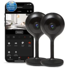 Look 1080p Indoor Camera, Full HD Wi-Fi & Motion 2 Pack,