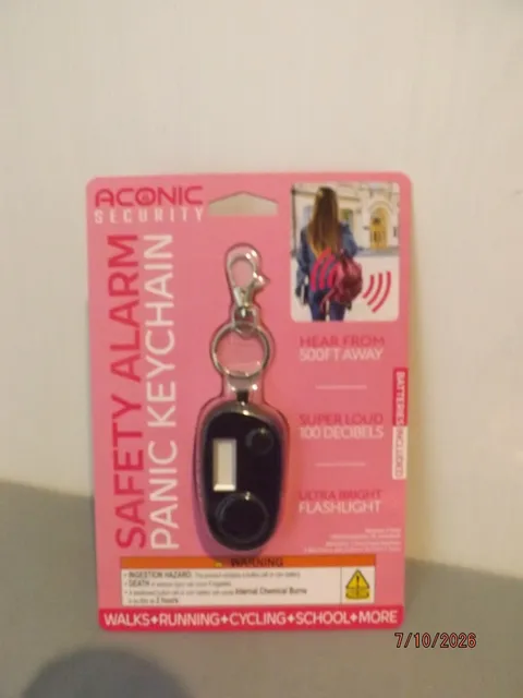 Safety Alarm Panic Keychain NEW