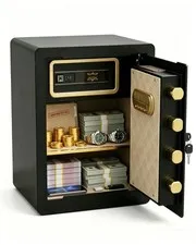 17.5" Tall Fireproof Safe 1.8 Cuft,Anti-Theft Lock with Keys&Hidden Box for Cash