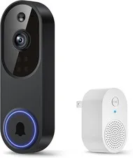 Timbre video inteligente inalambrico vision nocturna audio bidireccional bateria