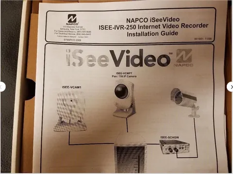 NAPCO ISEE INTERNET VIDEO RECORDER ISEE-IVR-250-S BRAND NEW!!! *