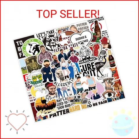 50pcs Letterkenny Stickers,Funny TV Show Vinyl Stickers Waterproof Trendy for La