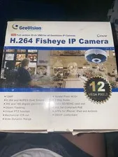 GeoVision GV-MFD2501-5F TWELVE MP 3.8mm H.264 LOW LUX WDR IP Fisheye Camera