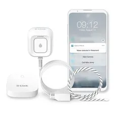 D-Link Next-Gen Wifi Water Leak Detector Starter Kit 2 Sensorsloud 100 Db Sound