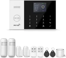 Wireless Alarm System,Diy 4G/Wifi Home Security Systems,Phone APP Alert,Door/Win