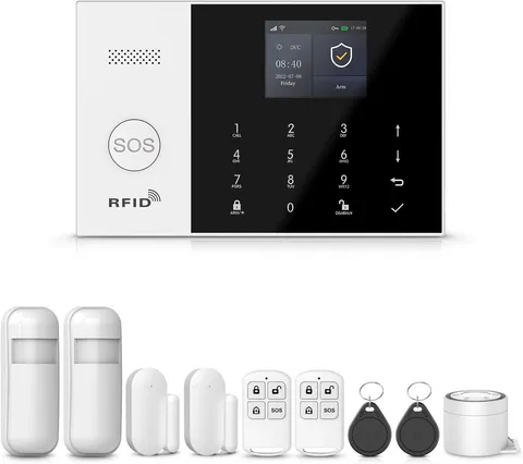 Wireless Alarm System,Diy 4G/Wifi Home Security Systems,Phone APP Alert,Door/Win