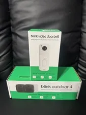 All-new Blink Video Doorbell + Outdoor 4 - Wireless Smart Security Cameras