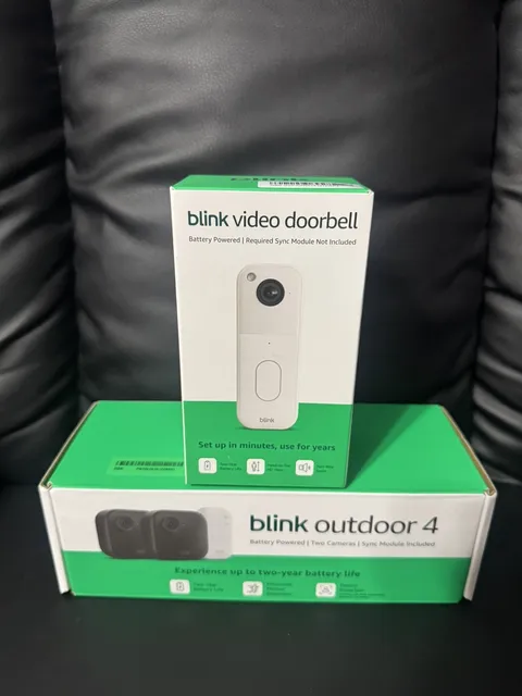 All-new Blink Video Doorbell + Outdoor 4 - Wireless Smart Security Cameras