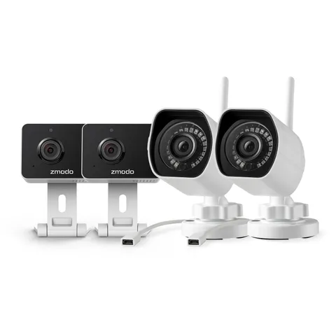 Cameras for Home (Indoor & Outdoor Bundle), 1080p HD, IP Wireless WiFi, Motio...