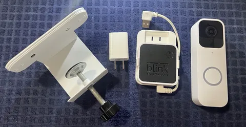Blink Doorbell Camera with Sync Module And Mount.