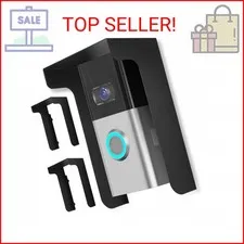2 Pack Doorbell Cover,Doorbell Cover Weatherproof,Metal Doorbell Cover Plate,Com