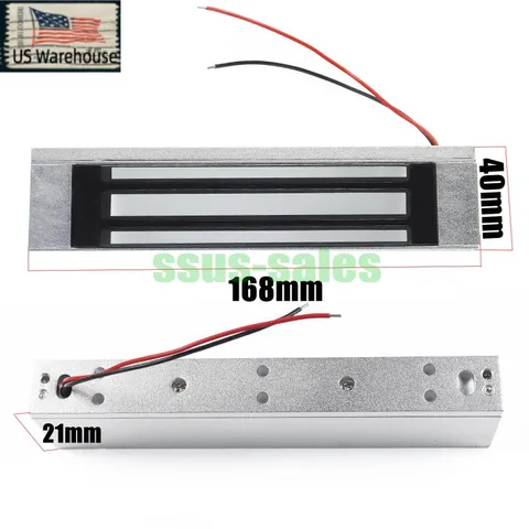 180KG Single-Door Magnetic Lock Surface-Mounted Not Waterproof For Indoor Use