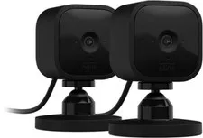 Blink Mini Indoor Wired 1080p Wi-Fi Security Camera - Black (2-Pack)