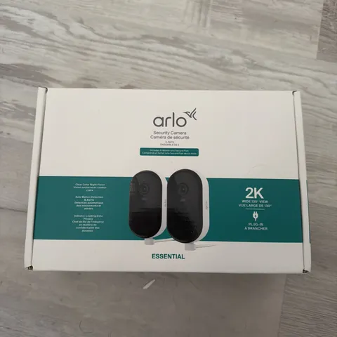 2025 Arlo Essential 2K Outdoor Security Camera System (2-Pack) - NEW IN BOX