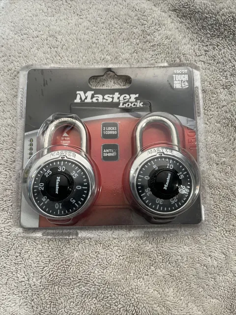 Master Lock 2-Pack Padlocks #1500T New