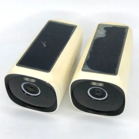 x2 Eufy S330 eufyCam 3 Solar Power Wire-Free Security Cameras (T8160)