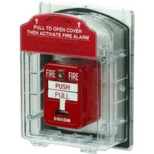 SigCom ST-FRC01 Manual Pull Station Front Cover Kit, Indoor/Outdoor Applicati...