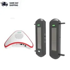 Expandable Solar-Powered Motion Detection Alarm - 1/2 Mile Range, Easy DIY Setup