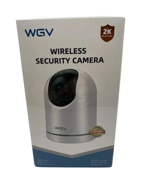 WGV Wireless 2K Surveillance Camera Speed 23T Night Vision Motion Detection NEW