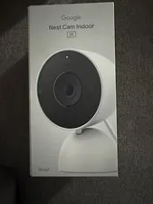 Google Nest Cam Indoor 2K (Wired, 3rd Gen) Snow #GA09973-US (NEW/SEALED)