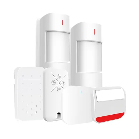 Smart wireless alarm system set – 2 PIR sensors, outdoor siren, keypad, keyfob